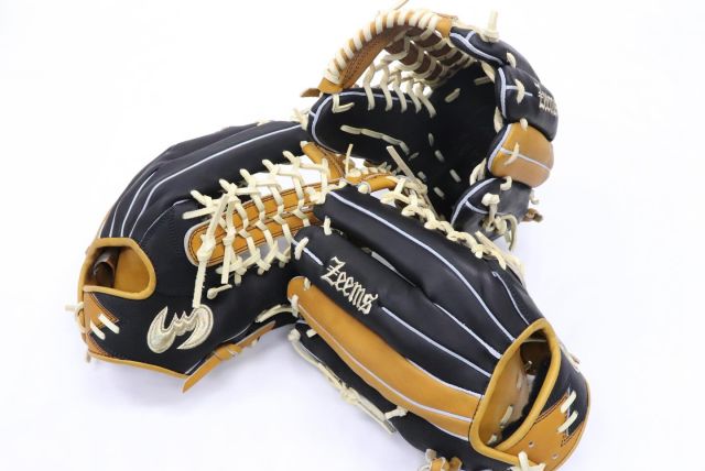 新品】 ジームス ユース硬式グラブ ZY-28D ブラック Zeems】ジームス